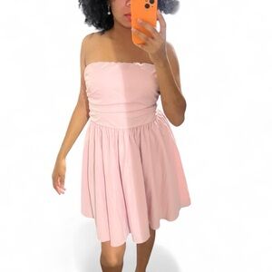 Strapless Pink Dress